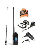 Zodiac D-One BT jagtradio front; Zodiac D-One BT med tilbehør; Zodiac D-One BT IP67 og Bluetooth; Zodiac D-One BT display tæt på